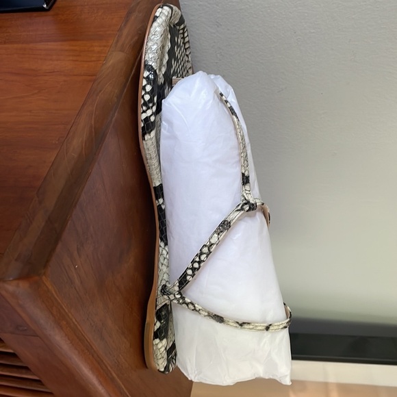 Saks Fifth Avenue Snakeskin Print Sandals - Picture 9 of 14